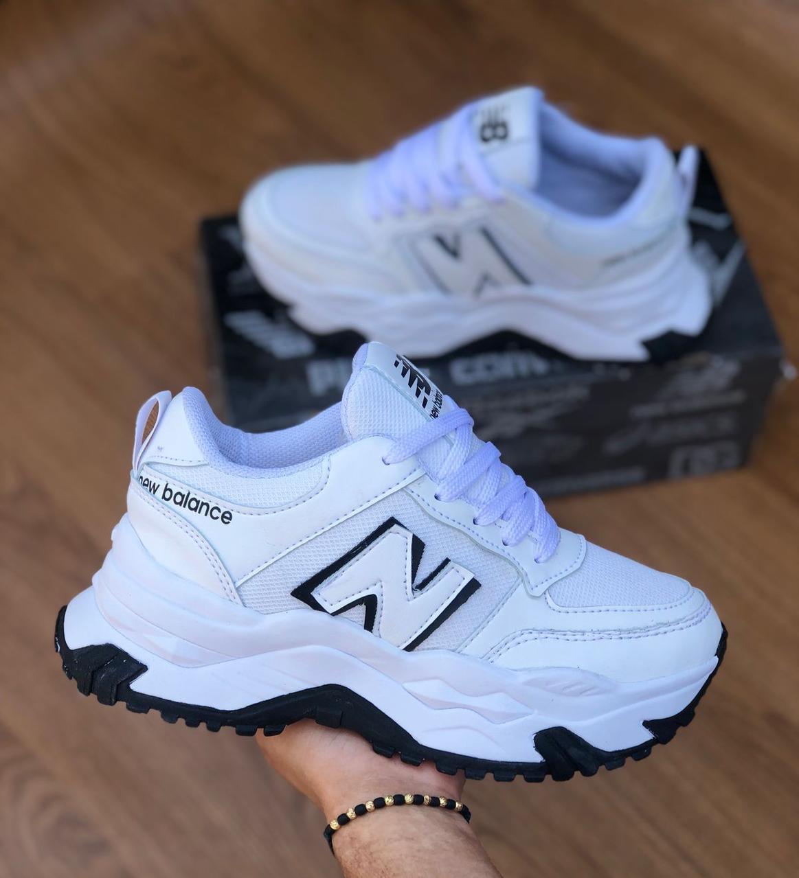 New Balance Tractor Dama Blanco Negro